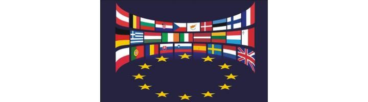 EU lande flag banner